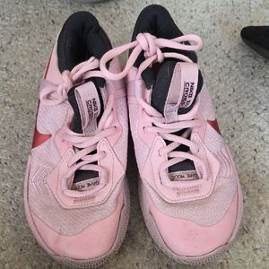 Nike Women's Pink and Red Sneakers